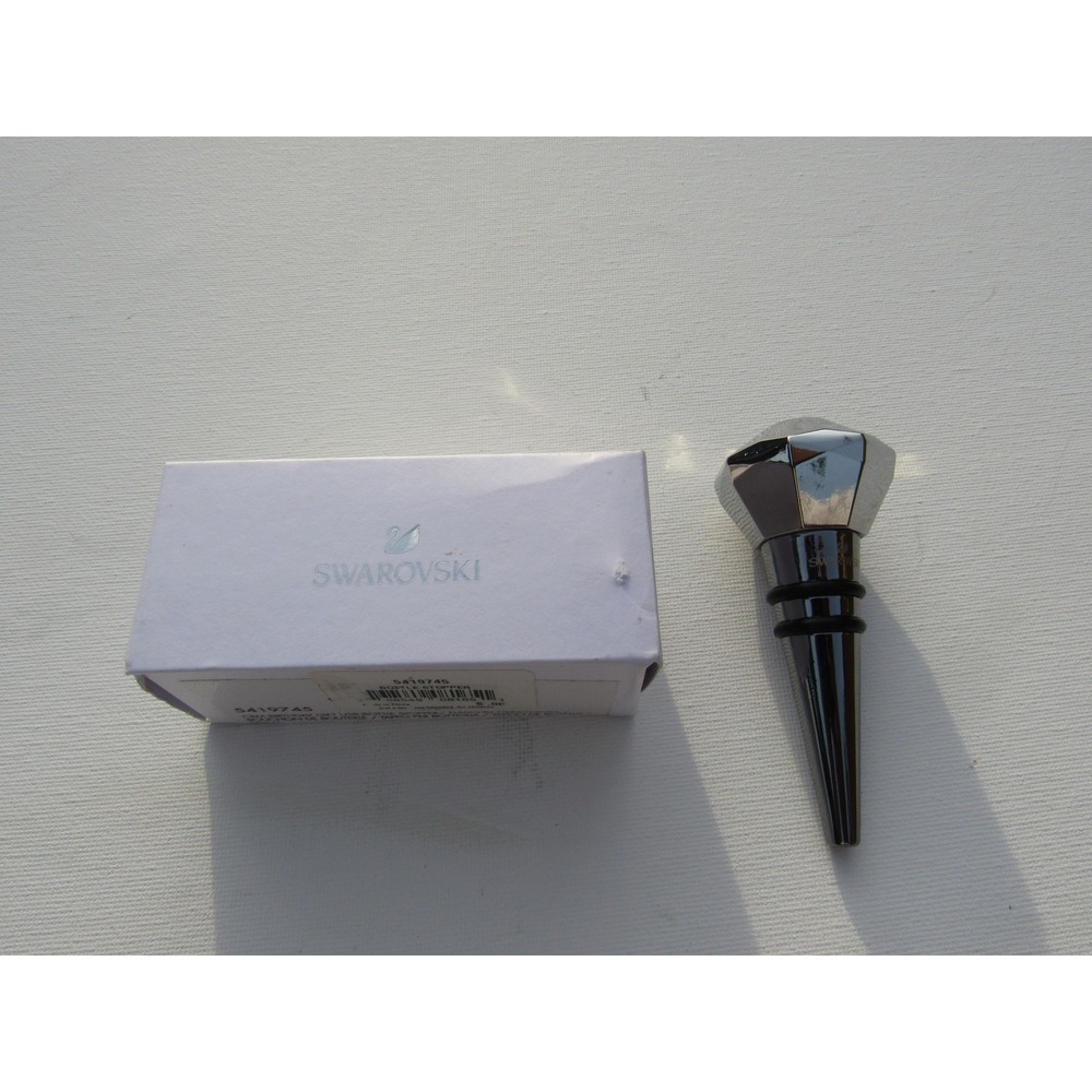 Swarovski Crystal Faceted Bottle Stopper Wine‎ Champagne Bar Accessory 5419745